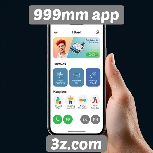 999mm app : Navegação simples e intuitiva no 999mm app